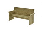 Talen Driezitsbank Lisse Vurenhout Geïmpregneerd 170 cm, Tuin en Terras, Tuinsets en Loungesets, Nieuw