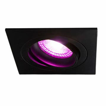 Zigbee smart Inbouwspot Zwart 4.7W | Rond | 80 mm, Huis en Inrichting, Ophalen of Verzenden, Nieuw, Plafondspot of Wandspot, Led