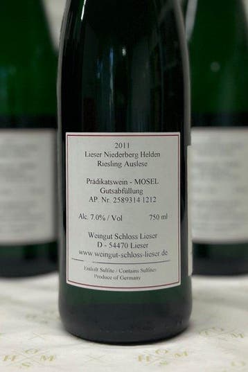 2011 Schloss Lieser, Thomas Haag - Niederberg Helden, Nieuw