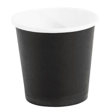 Recyclebare Koffiebekers Zwart 12cl (1000 Stuks), Verzenden, Nieuw in verpakking