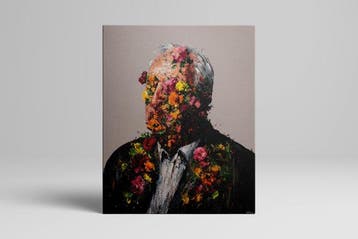 Anne Dias (1985) - (Stretched Canva) Dry Flowers are