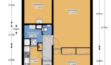 Te Huur 3 Kamer Appartement Hendrik Tollensstraat In Delft, Direct bij eigenaar, Appartement, Delft, Zuid-Holland