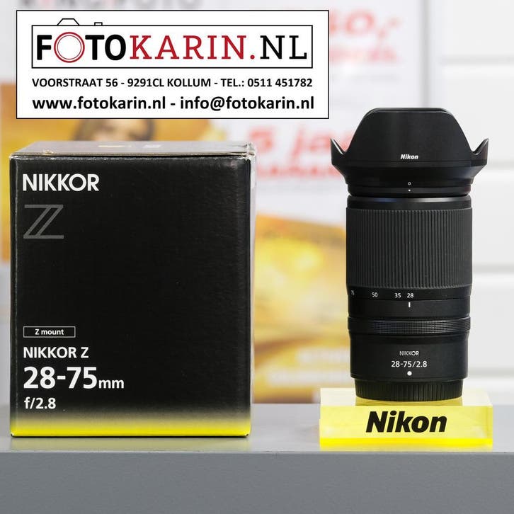 Nikon Z 28-75mm f2.8 | occasion | mooi | Foto Karin Kollum, Audio, Tv en Foto, Fotografie | Lenzen en Objectieven, Zo goed als nieuw