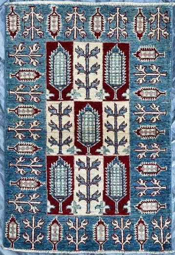 Afghaan Kashkuli - ( unused ) - wol - handgeknoopt - modern, Nieuw