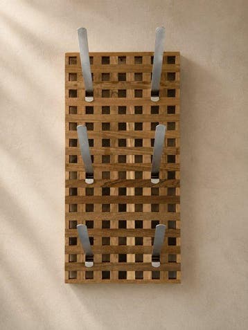 Trip Trap Furniture a/s - Tijdschriftenhouder - Teak, Metaal