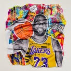 SOYZ BANK (1988) x AIIROH (1987) - Lebron James by Aiiroh, Antiek en Kunst