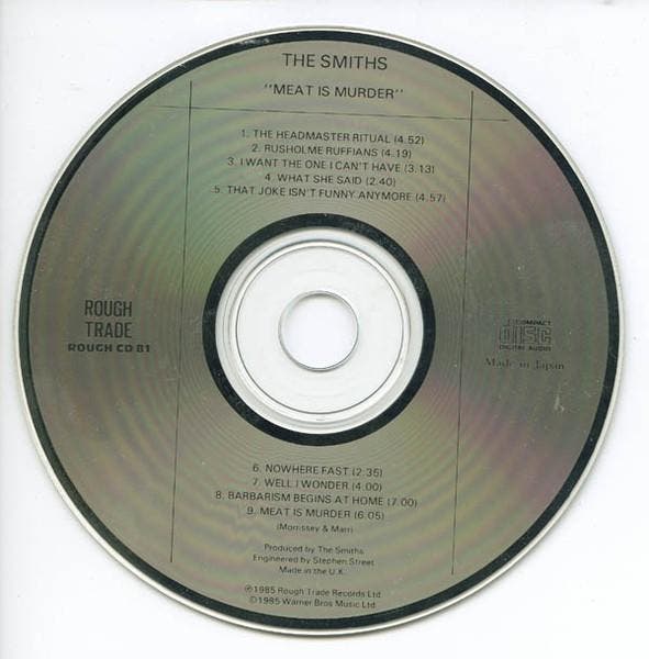 Smiths, The - Meat Is Murder (CD, 1986), Cd's en Dvd's, Cd's | Rock, Gebruikt, Ophalen of Verzenden