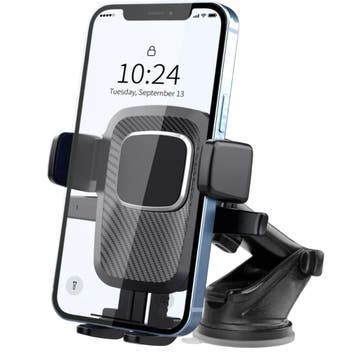 Telefoonhouder auto – Zuignap voorruit & dashboard – Stevig, Ophalen of Verzenden, Nieuw