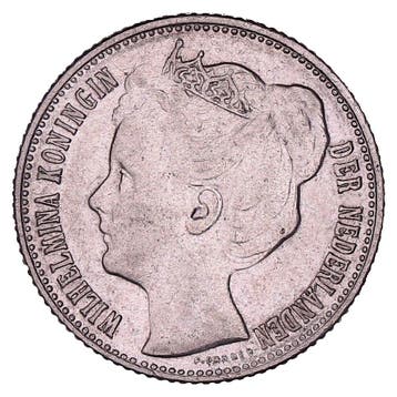 ½ Gulden 1898 Wilhelmina ZFr+, Postzegels en Munten, Verzenden