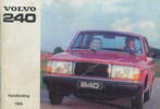 1983 Volvo 240 Instructieboekje Nederlandstalig, Verzenden