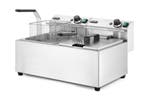 Hendi Profi Line Friteuse – 2x 8L | 16L | 230v/7000w | 605x4, Ophalen of Verzenden, Nieuw in verpakking