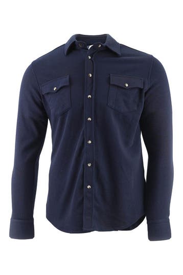 Profuomo Overhemd in maat M Blauw, Verzenden, Gedragen, Blauw, Profuomo