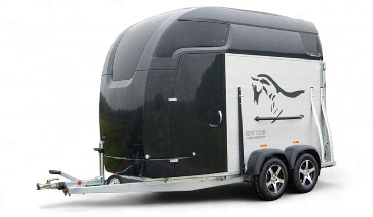 Sirius S77 Aluminium + Polyester + Zadelkamer Paardentrailer, Dieren en Toebehoren, Paarden en Pony's | Trailers en Aanhangwagens