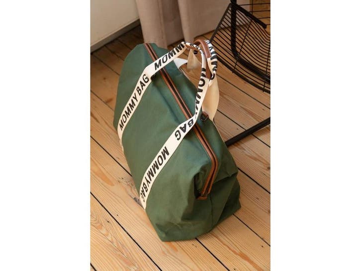 Childhome Mommy Bag - Verzorgingstas - 58 liter - Groen, Kinderen en Baby's, Luiertassen, Zo goed als nieuw, Verzenden