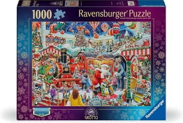 Santas Steam Train Grotto Puzzel (1000 stukjes) |, Verzenden, Nieuw