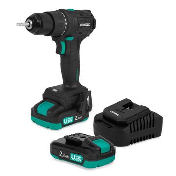 VONROC PRO Accuboormachine 20V – 40 Nm – Brushless motor -, Verzenden, Nieuw