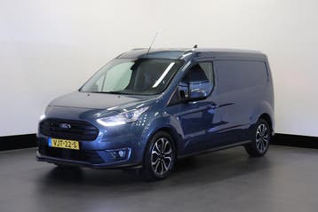 Ford Transit Connect 1.5 EcoBlue L2 120PK Automaat Limited E, Automaat, Gebruikt, Blauw, Leder en Stof