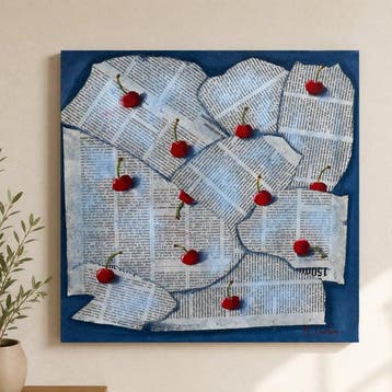 Monica Zambon - Ciliegie sul giornale