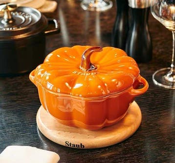 Staub - Kookpan - Pompoen cocotte - Keramiek