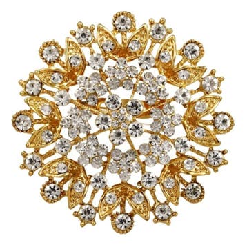 Fako Bijoux - Broche - Ster Bloem - XXL - 71x71mm -, Verzenden, Nieuw