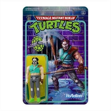 Super7 - ReAction - Teenage Mutant Ninja Turtles - Casey, Verzamelen, Verzenden, Nieuw