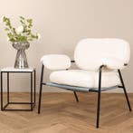 Amy fauteuil - ivoor, Ophalen of Verzenden, Nieuw