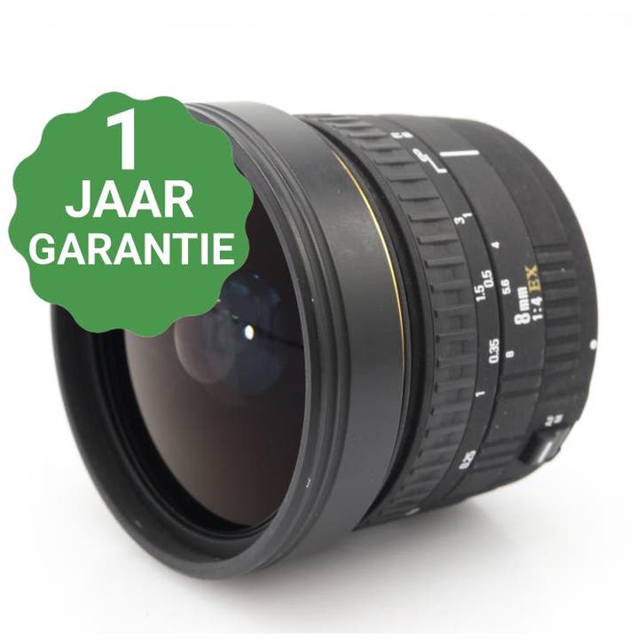 10% korting | Sigma 8mm F/3.5 EX DG Fisheye Canon, Audio, Tv en Foto, Fotografie | Lenzen en Objectieven, Gebruikt, Verzenden