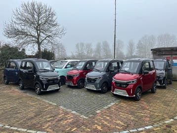 Luxe overdekte scootmobiel rijbewijsvrij 45km/h Lithium accu, Nieuw