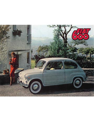1960 FIAT 600 | 600 MULITPLA BROCHURE NEDERLANDS, Nieuw, Author