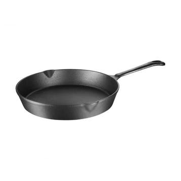 Koekenpan | Gietijzer (Antiaanbaklaag) | Div. Warmtebronnen, Verzenden, Nieuw in verpakking