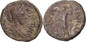 Bronze, Kaiserzeit Crispina, Gattin des Commodus, + 183, Verzenden
