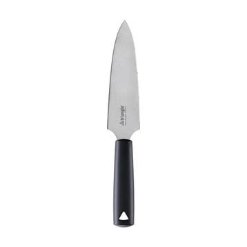 Triangle Gekarteld Taartmes 18 cm – Dubbele Functie – Zw, Ophalen of Verzenden, Nieuw, Overige materialen