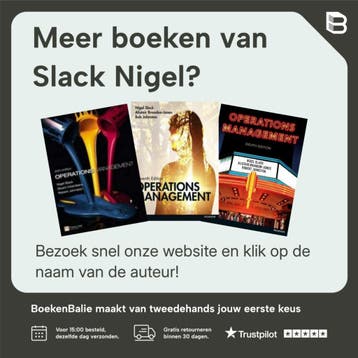 Operations and Process Management with eText:Principles and, Boeken, Verzenden, Gelezen, Slack Nigel