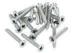 20 stuks Houtschroeven pozidrive 3.7X30 mm rvs gepolijst, Verzenden, Nieuw