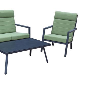 Mondial Living Loungeset Dimora - 4 delig, 4 zitplaatsen, Ophalen of Verzenden, Loungeset, Nieuw