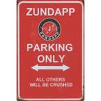 Wandbord -  Zundapp Parking Only, Ophalen of Verzenden, Nieuw