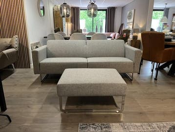 Artifort Mare Amdal grijs, Artifort Leolux Rolf Benz Design on Stock, Driepersoons, 75 tot 100 cm, Zo goed als nieuw