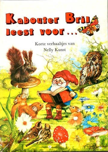Kabouter bril leest voor - Kunst, Verzenden, Gelezen