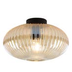 Design plafonnière amber, Charlois, Huis en Inrichting, Lampen | Plafondlampen, Ophalen of Verzenden, Nieuw, Glas, Design