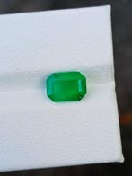 Zonder minimumprijs - 1 pcs Groen Smaragd - 1.30 ct -, Nieuw