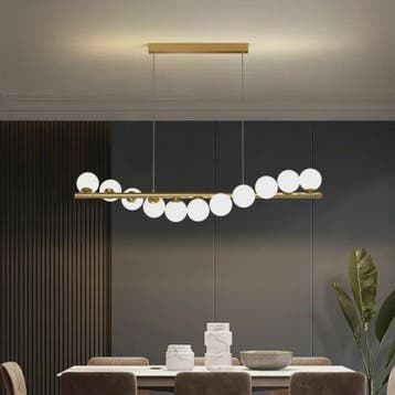 Luxe Scandinavische Plafondlamp met Sterrenlicht - Goudkleur, Verzenden, Nieuw