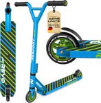 Stuntstep - Voor kinderen en volwassenen - Vouwbaar - Blauw, Fietsen en Brommers, Steps, Verzenden, Zo goed als nieuw