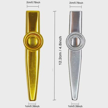 Miwayer Kazoo Set: 7 Kleuren Muziek Kazoo met Extra Membrane, Verzenden, Nieuw
