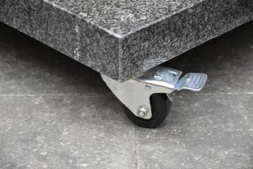 AVH Parasolvoet 120 kg met 4 wielen graniet, Ophalen of Verzenden, Nieuw