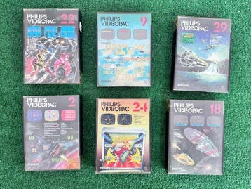 Philips - Videopac - Lotto Vintage di 6 Giochi Philips, Nieuw