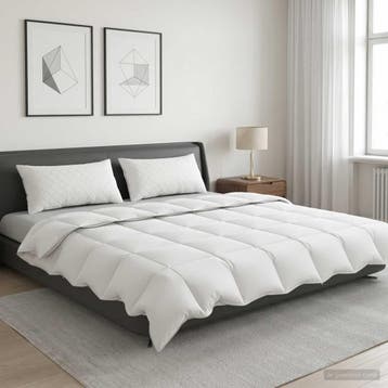 vidaXL Dekbed FULDA 220 x 240 cm Zomer 100 GSM 90%, Verzenden, Nieuw, Wit
