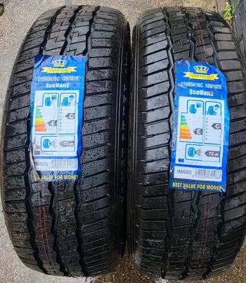 215/65R16C  109/107R Imperial 2 stuks, Ophalen, 215 mm, 16 inch, Nieuw