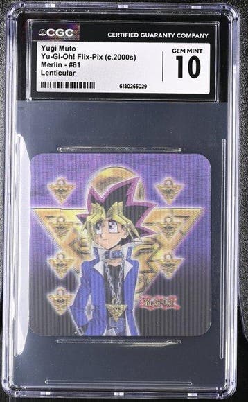 Panini Card Yu-Gi-Oh! Flix-Pix Merlin # 61 Yugi Muto, Nieuw
