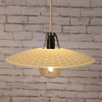 plafondlamp Art Deco 266 Refurbished, Ophalen, Zo goed als nieuw, Overige materialen
