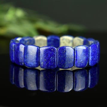 Lapis lazuli – Hoogwaardige kwaliteit – Pyrietinclusies -
